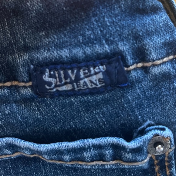 Vintage Silver Jeans Size 27 Bell Bottoms Super Wide Leg Flare Low RiseY2k - Picture 11 of 11